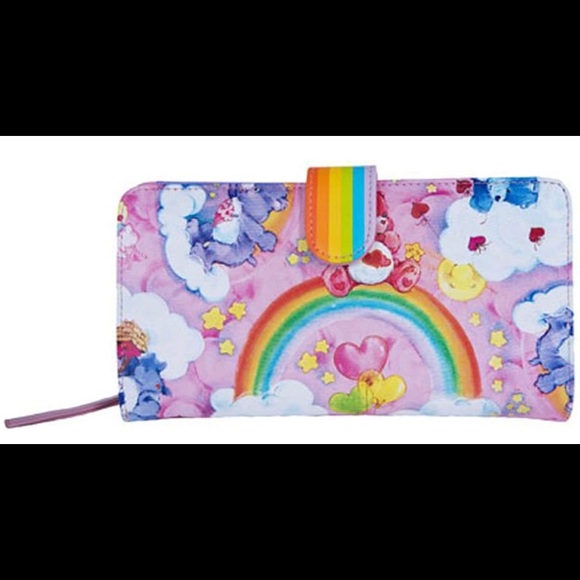 ISO PINK IRON FIST CARE BEAR WALLET <3 - Picture 1 of 3
